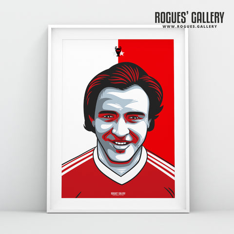 John 'Robbo' Robertson - #GetBehindTheLads - A3 Print