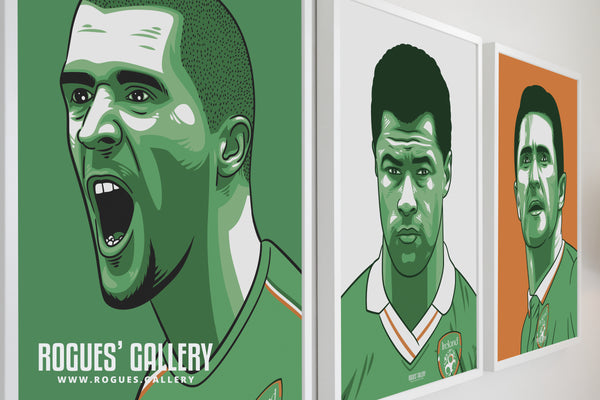 Two Keanes & McGrath - Irish Icons - Flag A3 Print Set