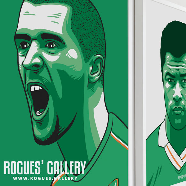 Two Keanes & McGrath - Irish Icons - Flag A3 Print Set