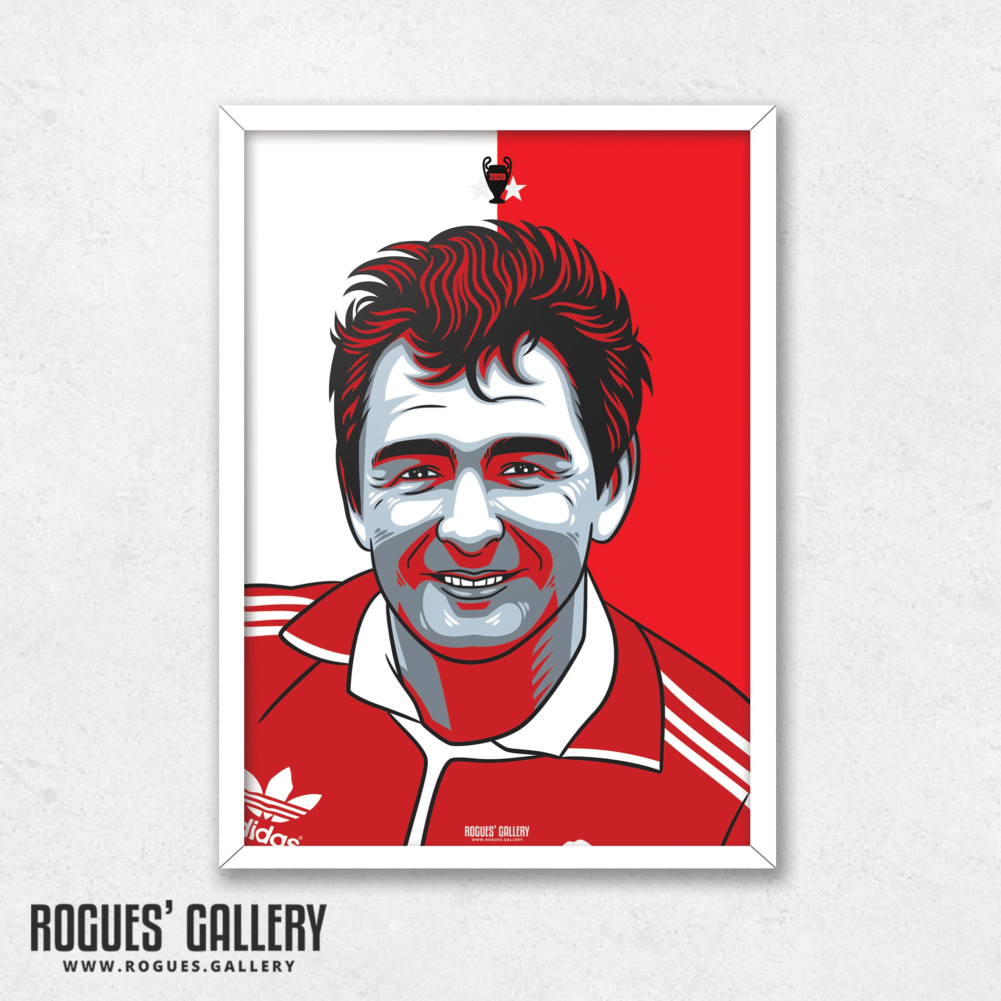 Brian Clough - #GetBehindTheLads - A3 Print