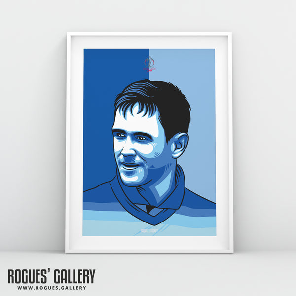 Eoin Morgan Cricket World Cup Winner 2019 - Get Behind The Lads A3 Print