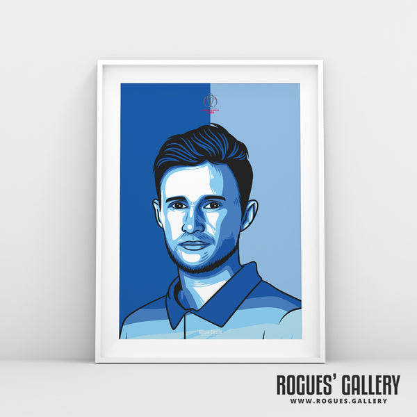 Joe Root Cricket World Cup Winner 2019 - Get Behind The Lads A3 Print