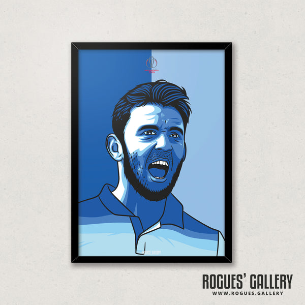 Liam Plunkett Cricket World Cup Winner 2019 - Get Behind The Lads A3 Print