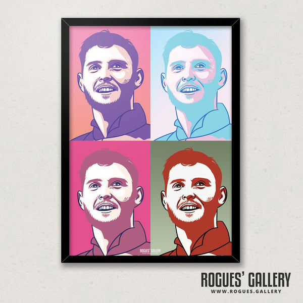 Ben Stokes - POP Art B - A3 Print