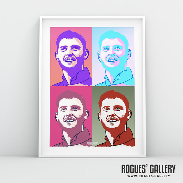 Ben Stokes - POP Art B - A3 Print