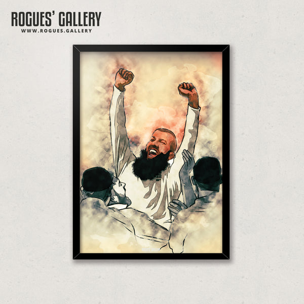 Moeen's Joy - A3 Print