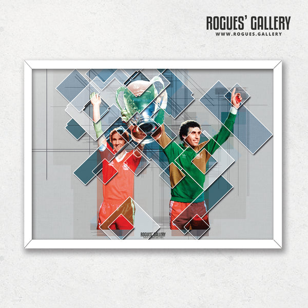 Bomber & Peter The Keeper  - A3 Print