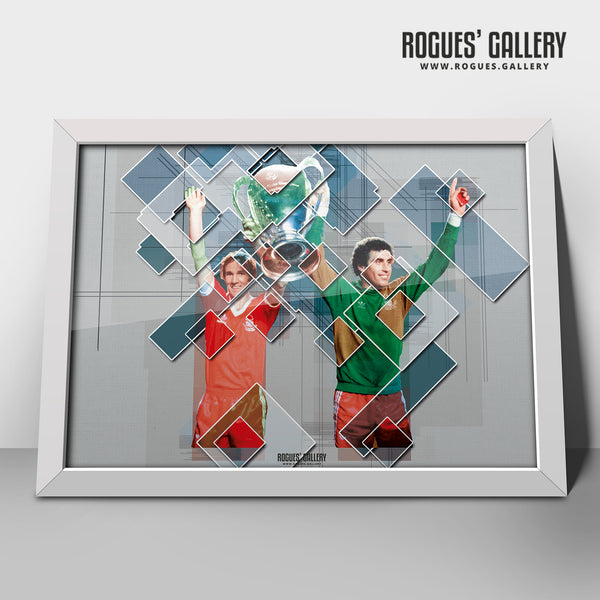 Bomber & Peter The Keeper  - A3 Print