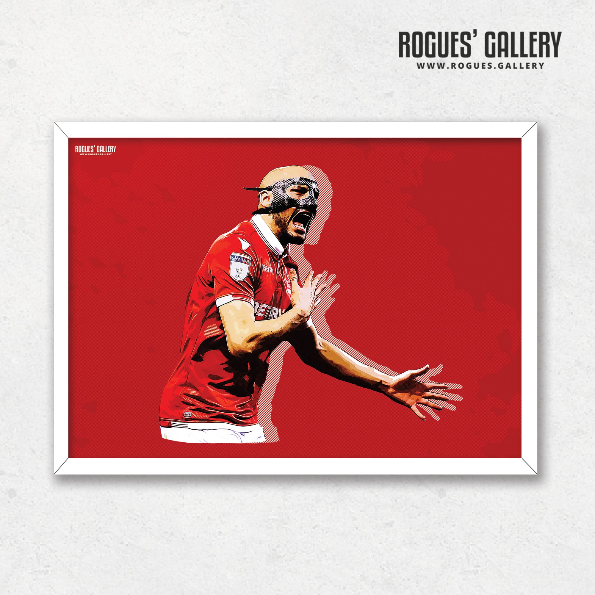 Benalouane: Heroes Wear Masks - A3 Print