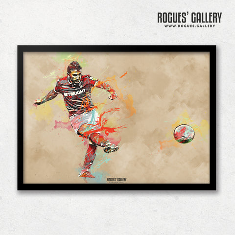 Carvalho: Free Kick - A3 Print