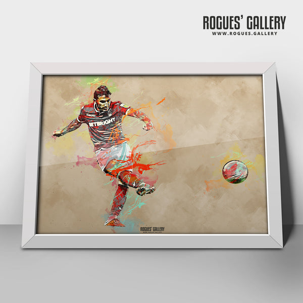 Carvalho: Free Kick - A3 Print