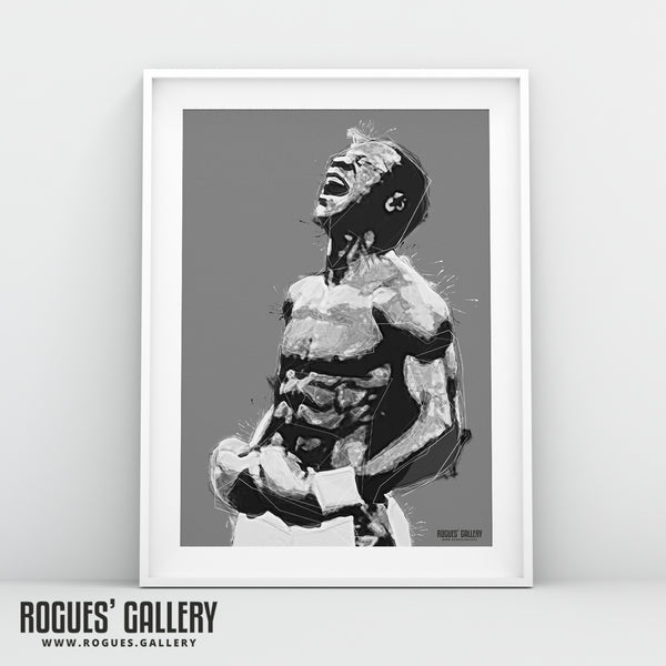 Chris Eubank: The Scream - A3, A2, A1 or A0 Prints