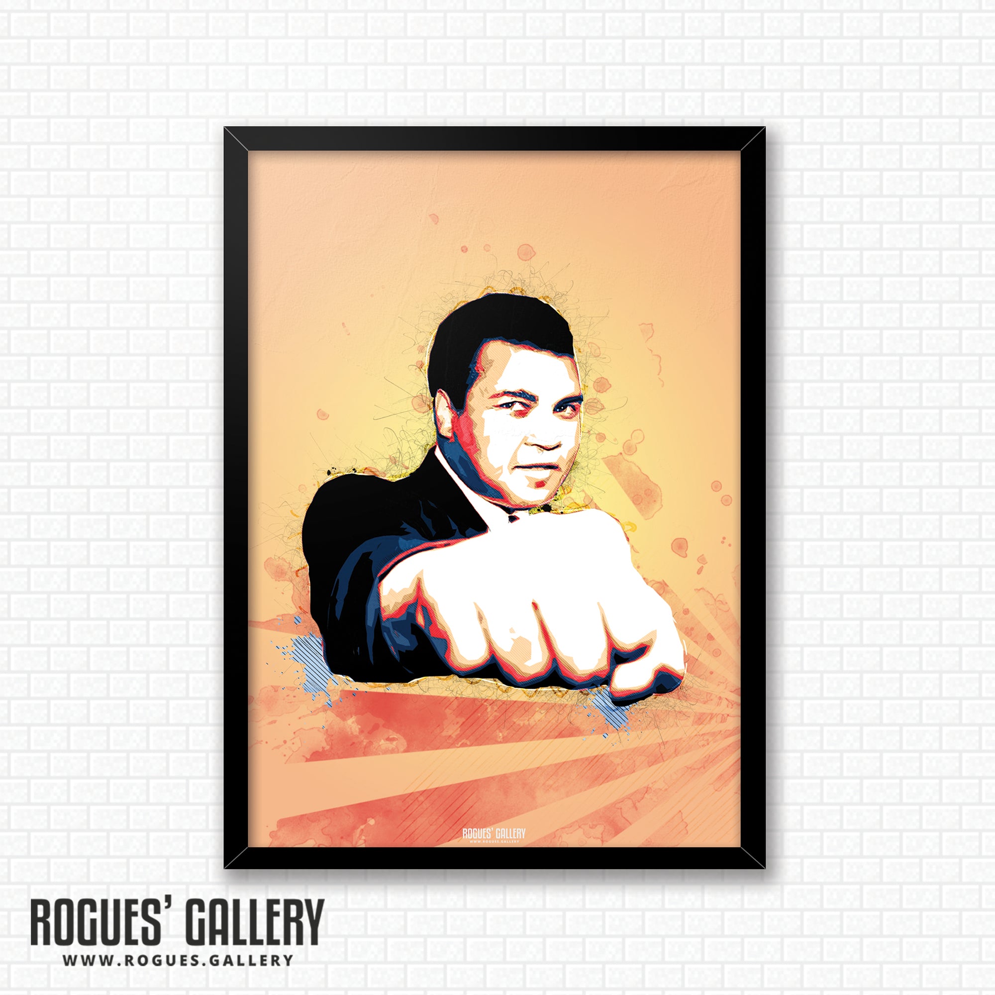 Muhammad Ali - Fist - A3 Print