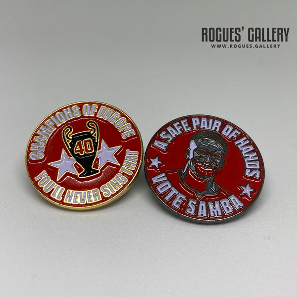 Forest #GetBehindTheLads Campaign Pins & key rings - 50% OFF Sabri Ones!