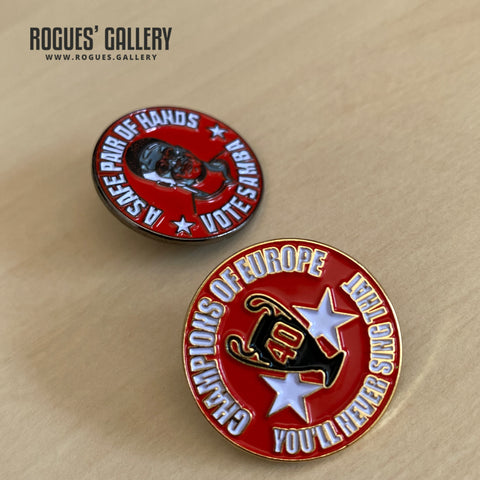 Forest #GetBehindTheLads Campaign Pins & key rings - 50% OFF Sabri Ones!