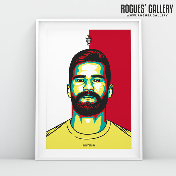 Alisson - A3 Champions Icon Print