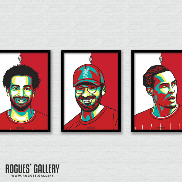 Van Dijk - A3 Champions Icon Print