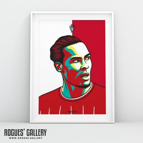 Van Dijk - A3 Champions Icon Print
