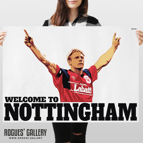 Psycho - Welcome To Nottingham - A1 Art Print