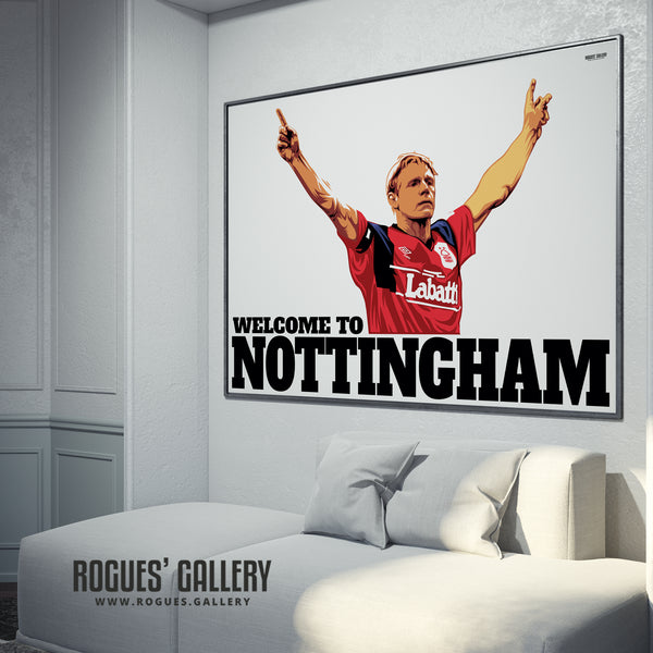 Psycho - Welcome To Nottingham - A0 Art Print