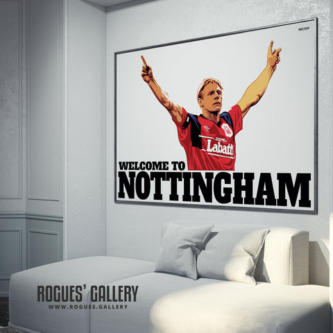 Psycho - Welcome To Nottingham - A0 Art Print