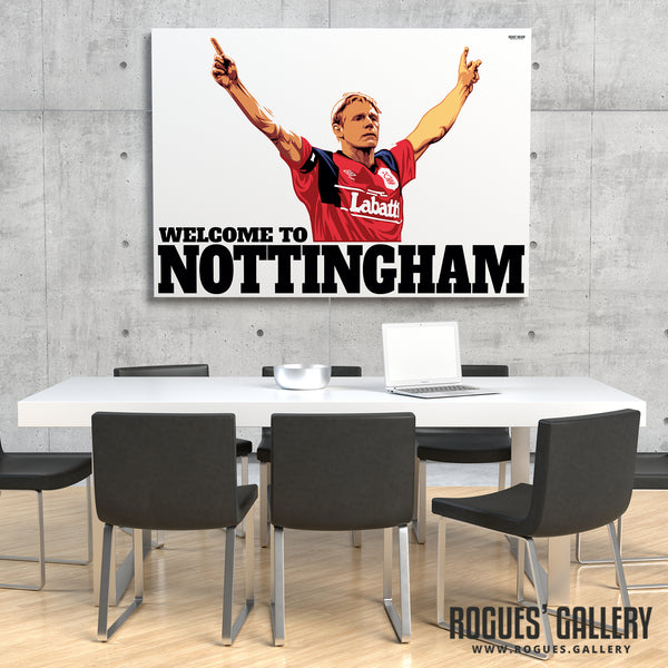 Psycho - Welcome To Nottingham - A0 Art Print