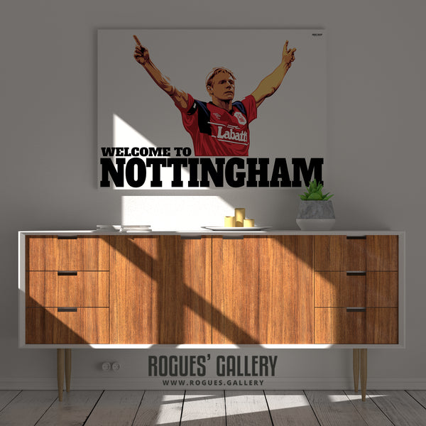 Psycho - Welcome To Nottingham - A0 Art Print