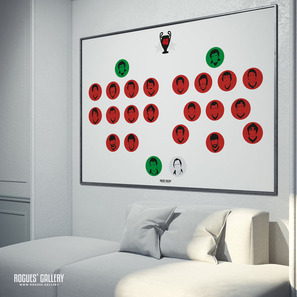 Miracle Men Icons - A0 Art Print