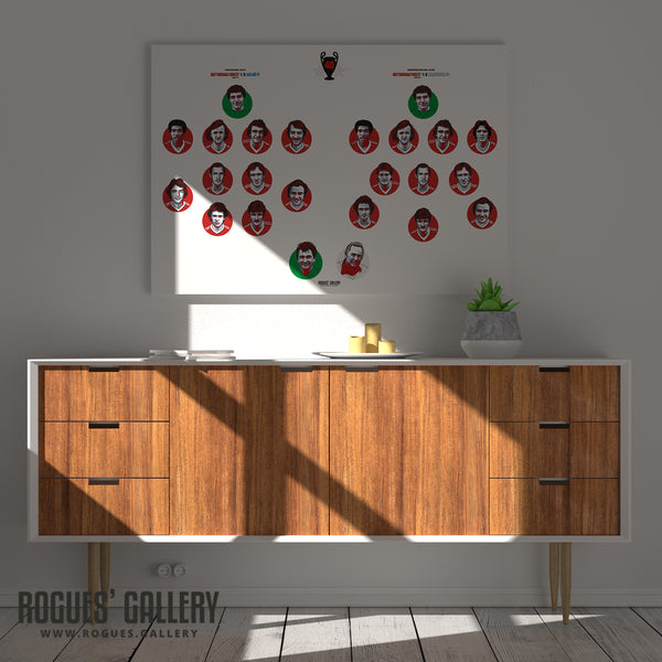 Miracle Men 1979-80 #GetBehindTheLads - A0 Art Print