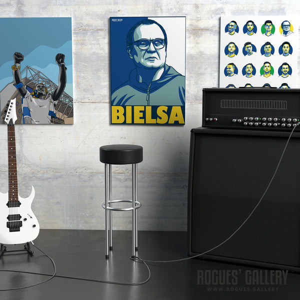 Leeds United FC 2019-2020 Squad - HUGE A1 Art Print