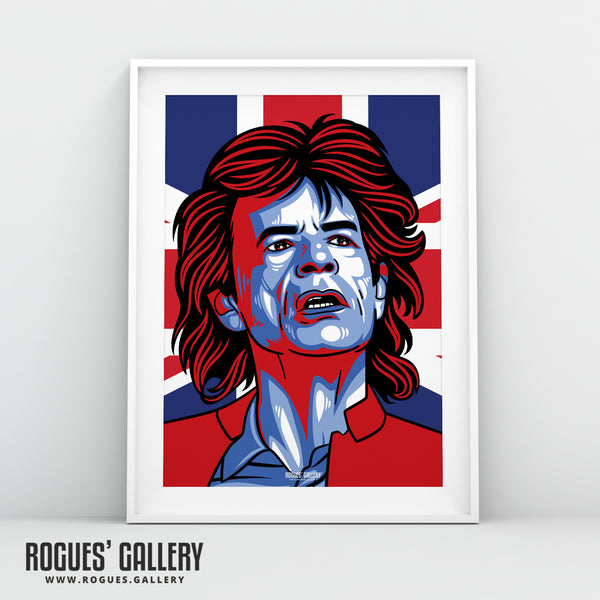 Mick of The Stones - Various Styles of A3, A1 & A0 Prints