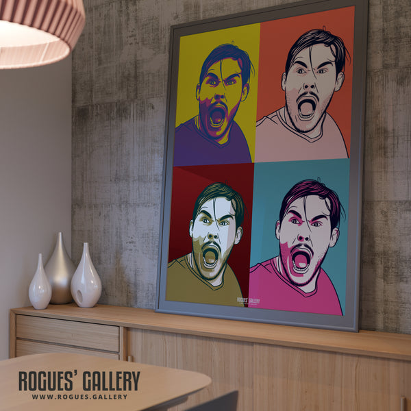 Yuri Ribeiro (Signed) - Pop Art - A3 Print