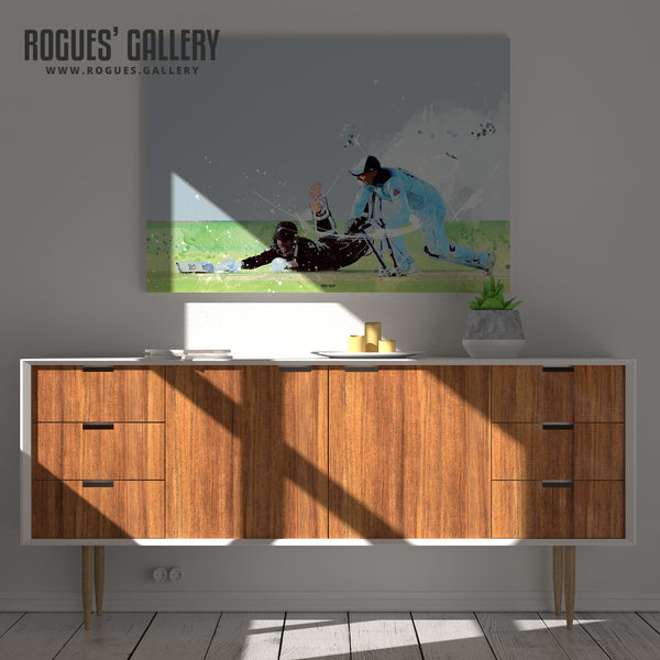 That Run Out by Jos Buttler - England CWC2019 Winners - A3/A2/A1/A0 Prints