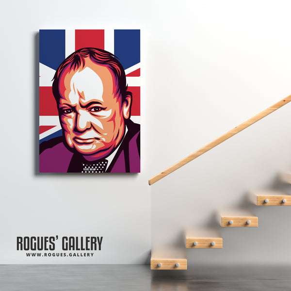 Winnie - Winston Chruchill - Politics Series A2, A1 or A0 Print