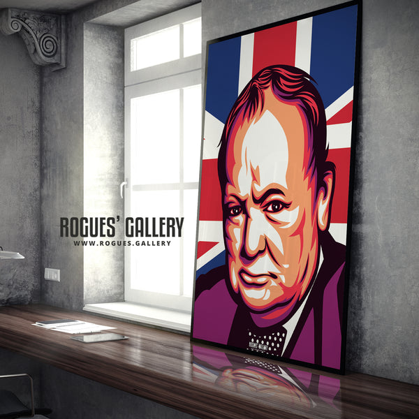 Winnie - Winston Chruchill - Politics Series A2, A1 or A0 Print