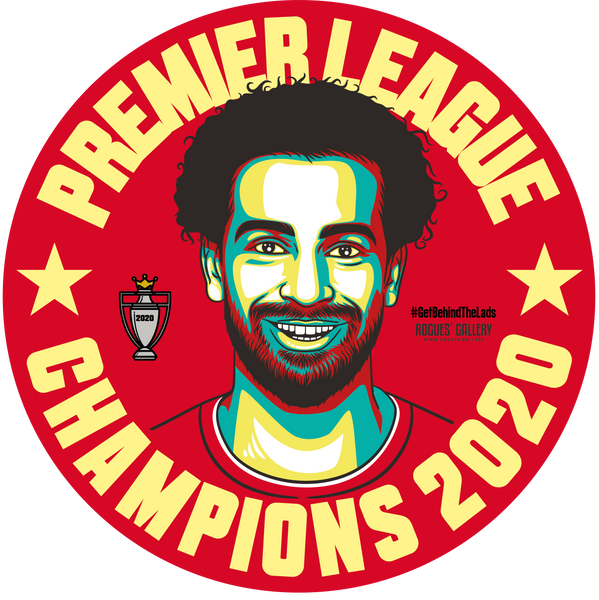 Liverpool PREMIER LEAGUE CHAMPIONS #GetBehindTheLads Campaign Stickers