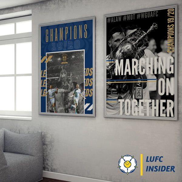 Marching On Together (MOT) - Leeds Utd - LUFC Insider A3 or A1 Print