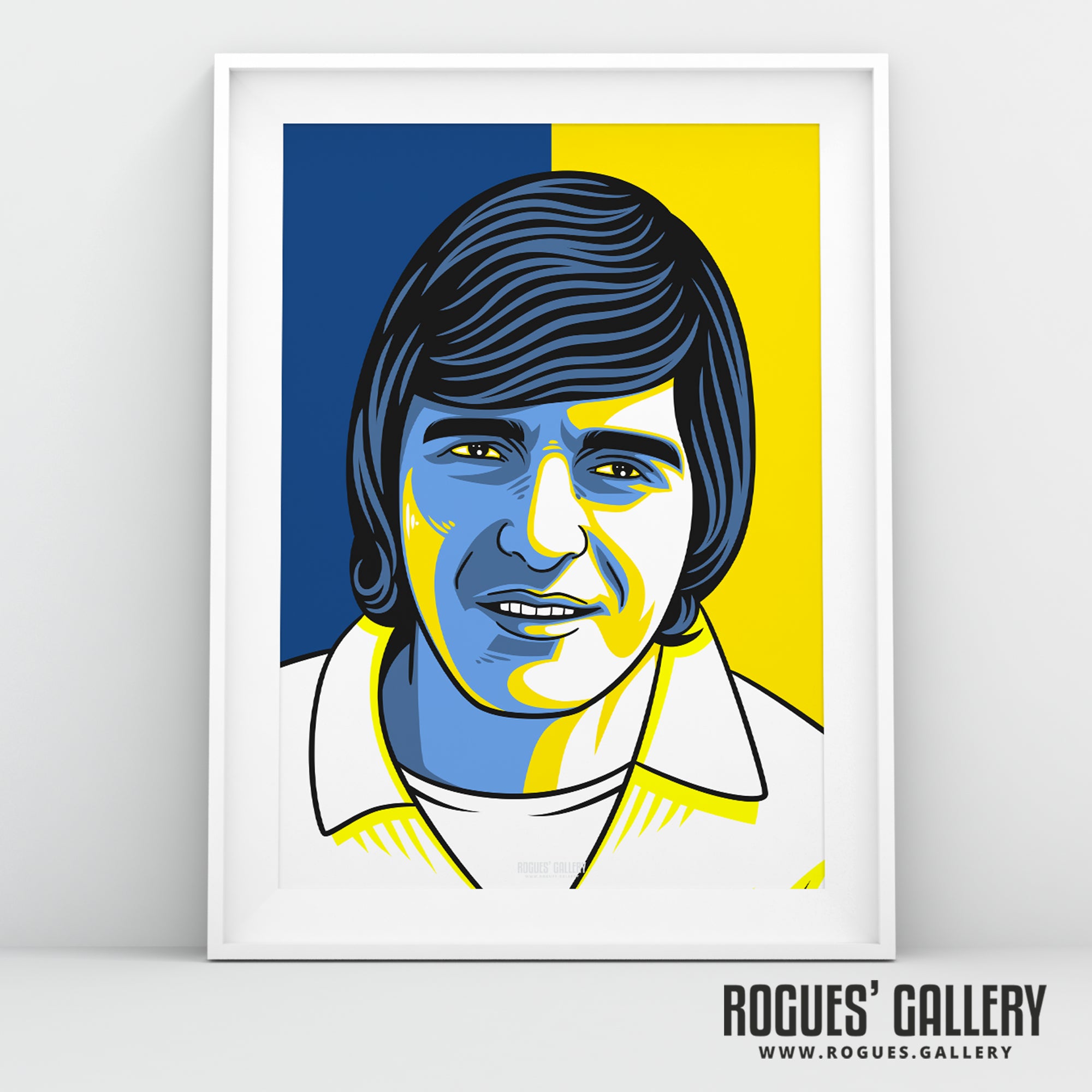 Allan 'Sniffer' Clarke - Leeds Utd - A3 & A1 Prints