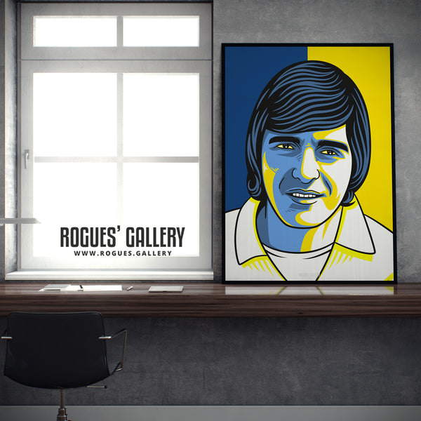 Allan 'Sniffer' Clarke - Leeds Utd - A3 & A1 Prints