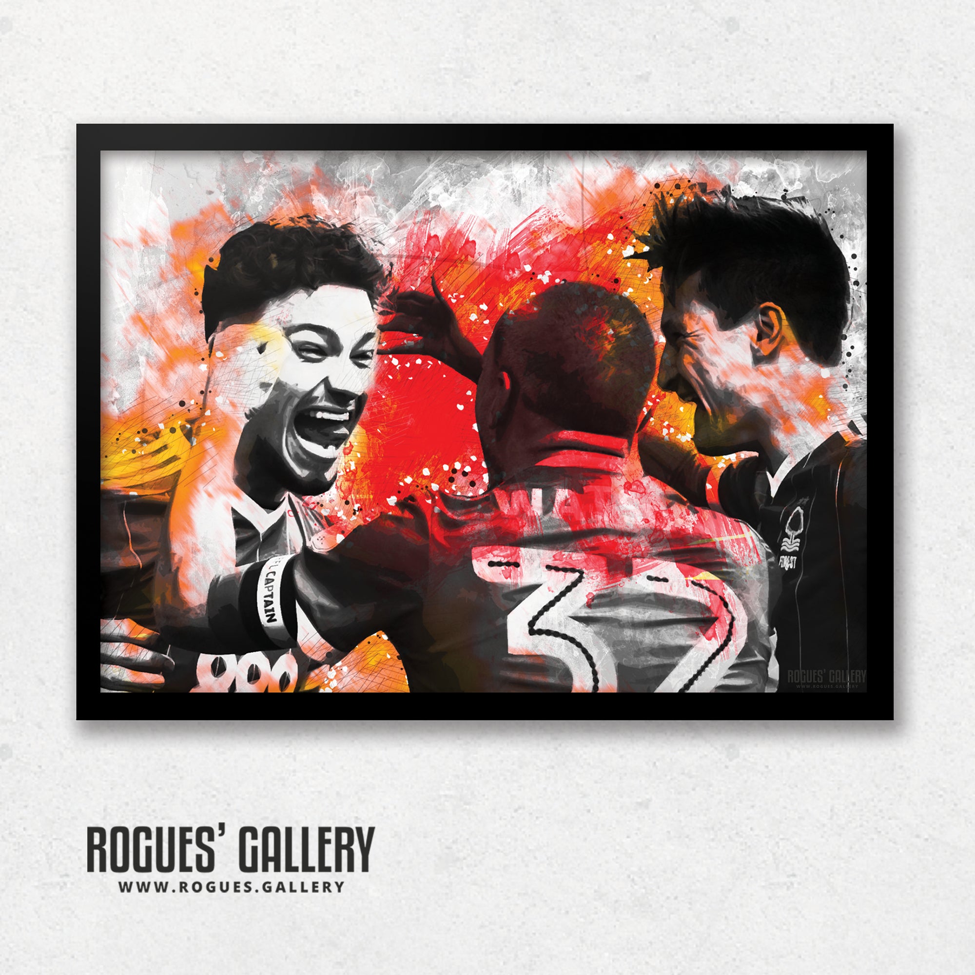 Matty Cash - Opening His Account - A3 or A1 Print