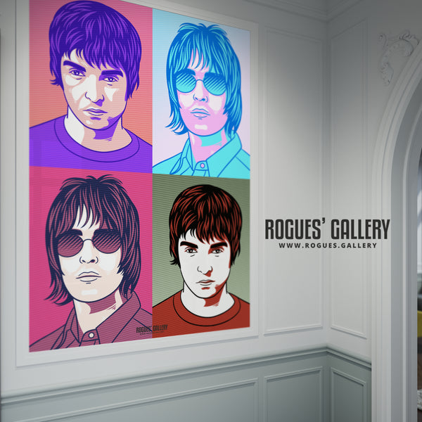 Oasis - A3, A1 & A0 Pop Art Prints