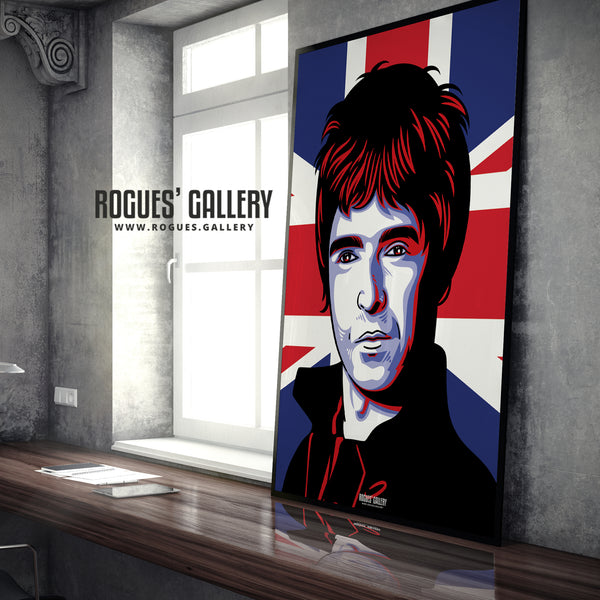 Noel Gallagher of Oasis - Various Styles of A3, A1 & A0 Prints