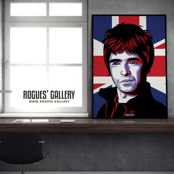 Noel Gallagher of Oasis - Various Styles of A3, A1 & A0 Prints