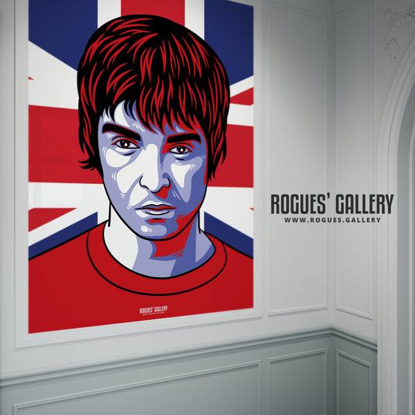 Noel Gallagher of Oasis - Various Styles of A3, A1 & A0 Prints
