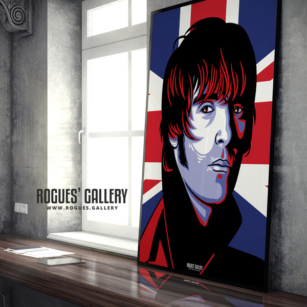 Liam Gallagher of Oasis - Various Styles of A3, A1 & A0 Prints