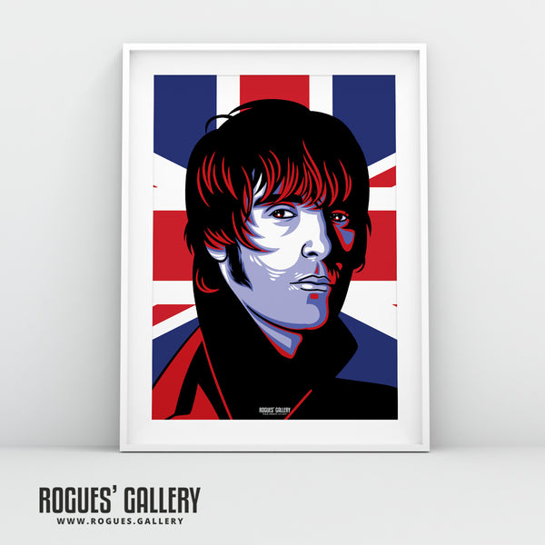 Liam Gallagher of Oasis - Various Styles of A3, A1 & A0 Prints