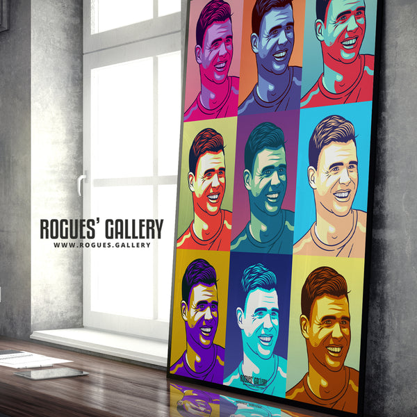 Jimmy 'The Burnley Express' Anderson - Test Legend - A3, A1 or A0 Pop Art Print