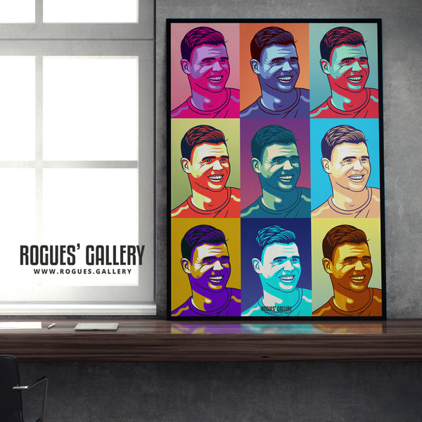 Jimmy 'The Burnley Express' Anderson - Test Legend - A3, A1 or A0 Pop Art Print