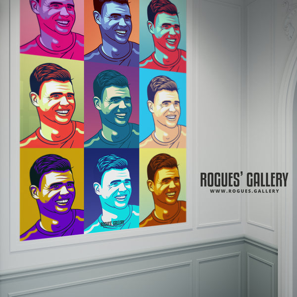 Jimmy 'The Burnley Express' Anderson - Test Legend - A3, A1 or A0 Pop Art Print