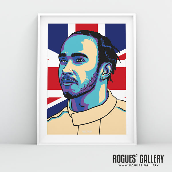 Lewis Hamilton - F1 Legend - A3, A1 or A0 Print